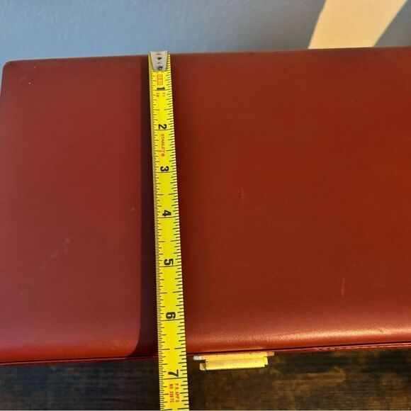 Scatola Del Tempo Watch Winder 7RT Cognac Leather Box Display Case No. 507 - Picture 14 of 15